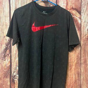 Nike T-shirt black size M (036)
